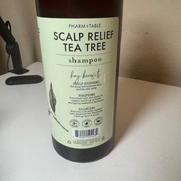 Pharm To Table Scalp Relief Tea Tree SHAMPOO 32 Fl Oz NEW Big Size - Picture 2 of 3